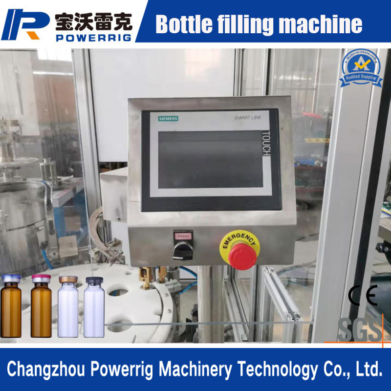 Vial Bottles Filling Capping Bottling Filling Capping Machine with Auto Feeding