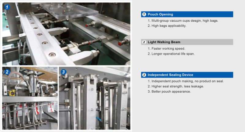 Milk Powder Filling Machine Powder Pouch Feeding, Packaging Machine