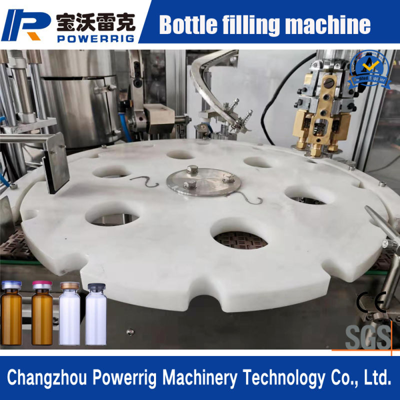 Vial Bottles Filling Capping Bottling Filling Capping Machine with Auto Feeding