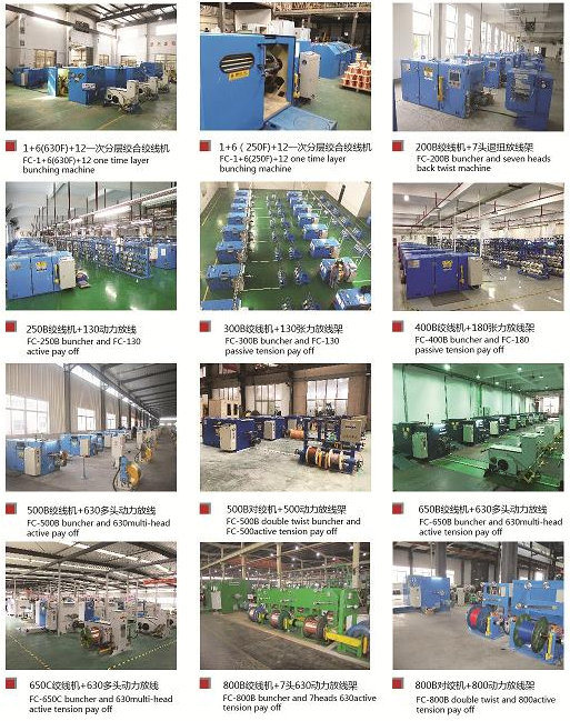 High Speed Stranding Machine Bunching Machine Buncher Strander Wire Cable Making Machine Annealing Tinning Machine Twisting Machine Extruder Extrusion Line