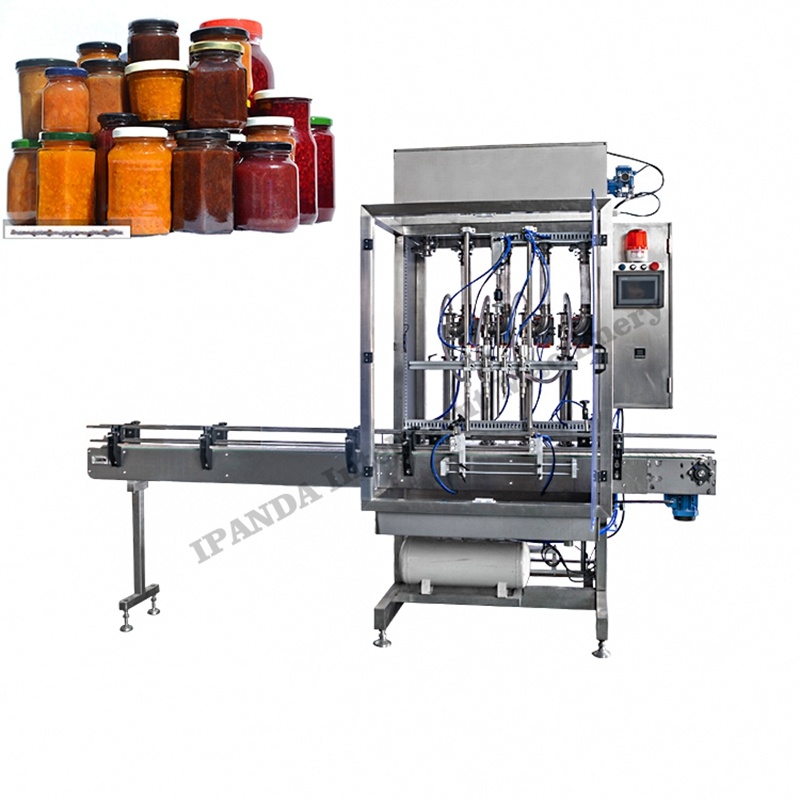 Automatic Mayonnaise Hot Sauce Filling Machine Filling Production Line