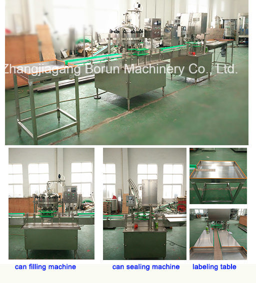 Automatic Soda Water Canning Machine for Aluminum Cans