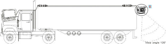 School Bus Parts Rear Vision Camera Systems Parts for John Deere