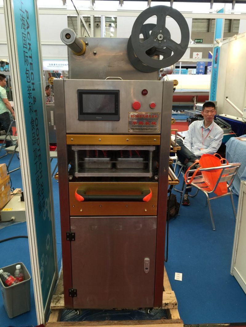 Food Vacuum Modified Atmosphere Packaging Machine for Plastic Cup and Tray