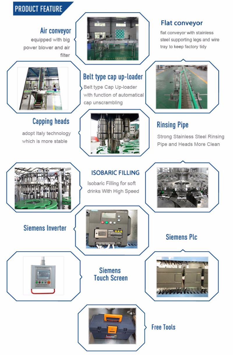 Pet Bottle Carbonated Water Liquid Filling Machine Soft Drinks Soda Water Filling Equipment