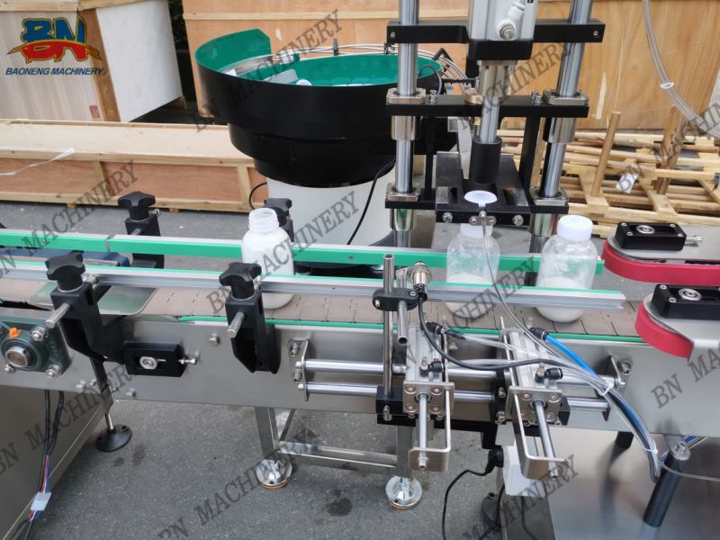 Automatic Powder Bottling Machine with Bottle Capping Packaging Line