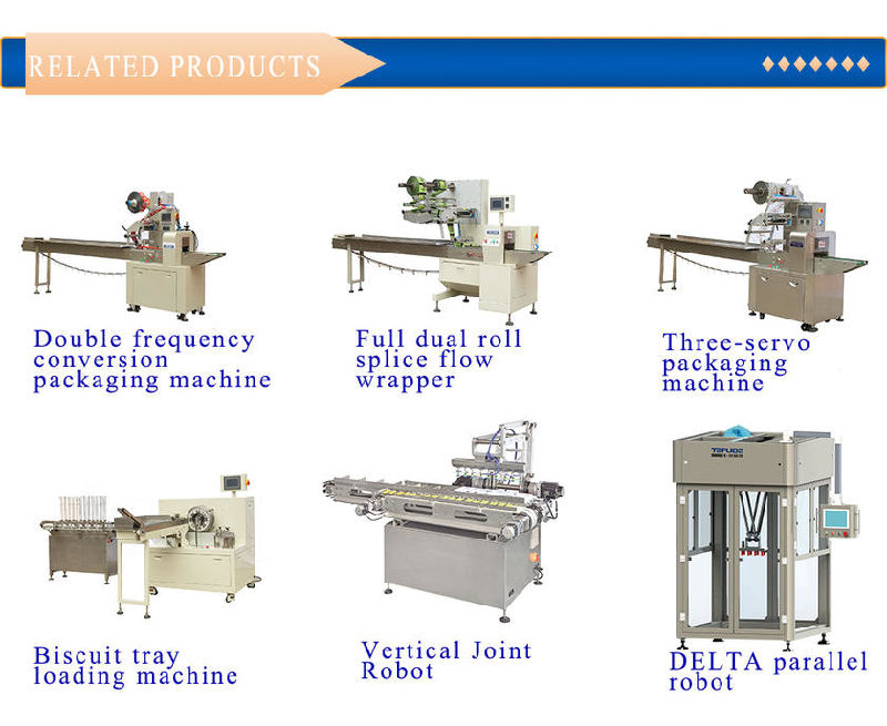 Tefude Multi-Function Packaging Machines Automatic Feeding Pillow Packaging Machine Line