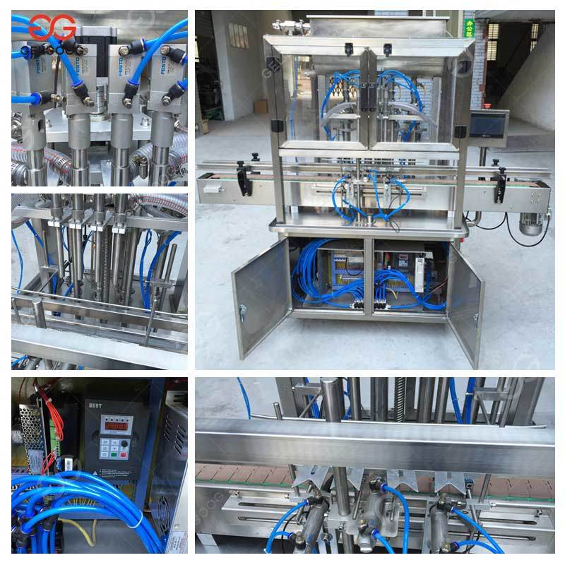 Automatic 4 Heads Tomato Sauce Filler Ketchup Bottle Filling Machine