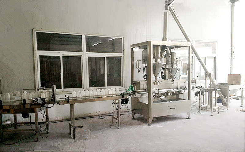 Automatic Bottle Filling Machine for Measuring Coffee Cocoa Nutritive Milk Powder