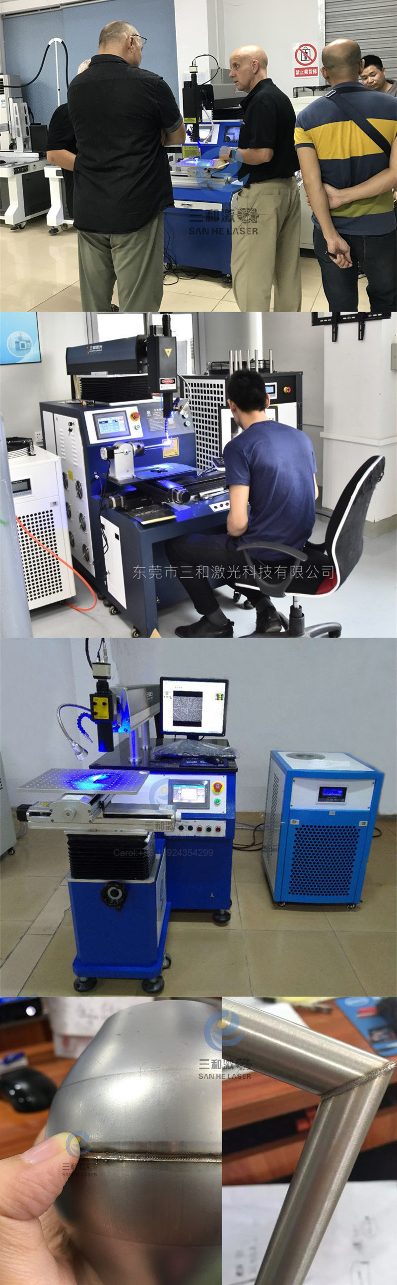 Selling 500W Automatic YAG Laser Continuous Welding Machine 2mm steel