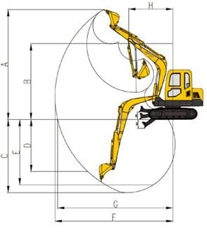 Carter New 6ton Small Hydraulic Excavators Machinery for Hot Sale