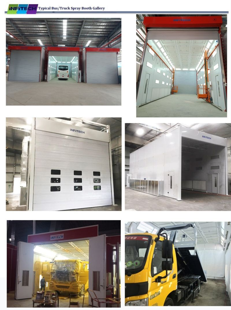 Ce Certificate Downdraft Industrial Paint Booths for Large Vehicles