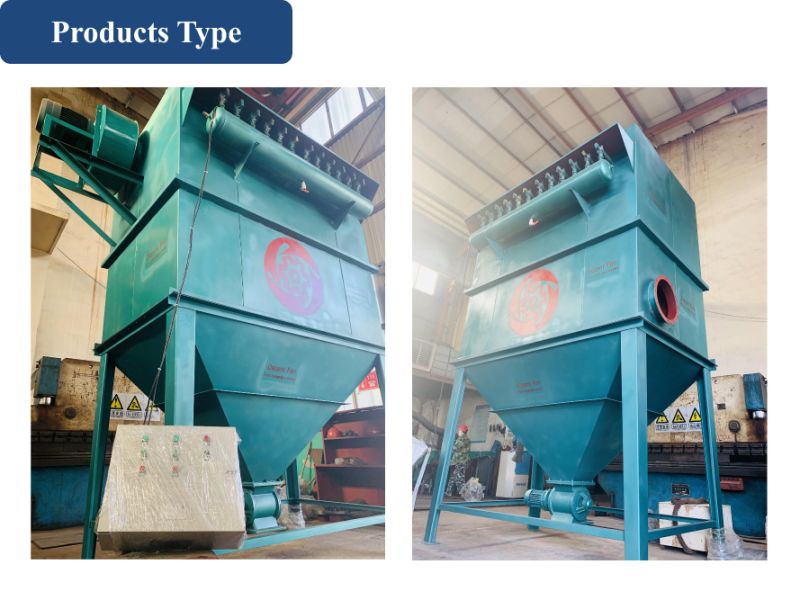 Wooden Factory Flour Paper Galvanized Steel Pulse Bag Dust Collector for Grain Storafa