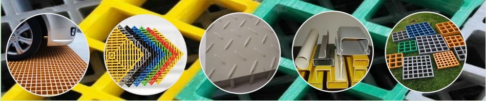 Anti-Slip FRP Grating for Stairway