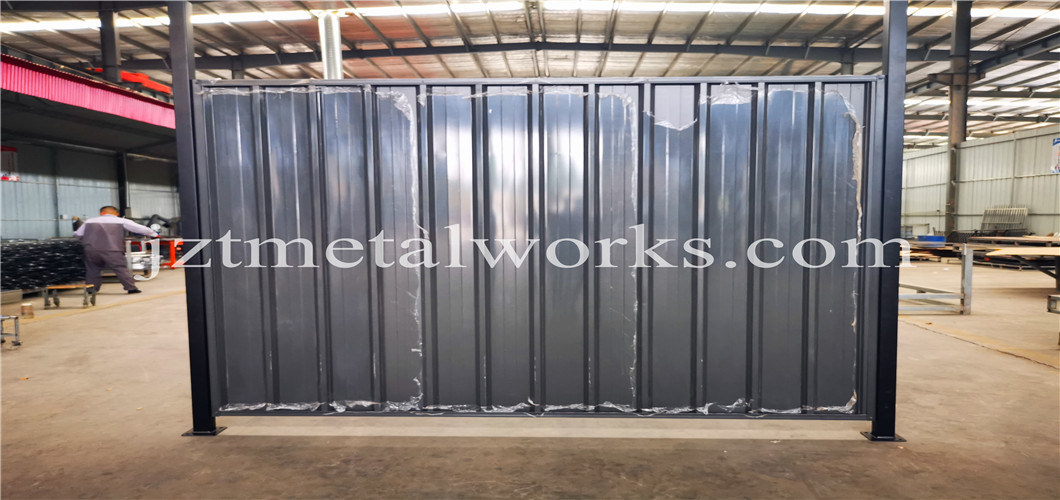 Metal Fence Panels Colorbond Steel Fence Metal Zigzag Fencing Currugated Steel Fence