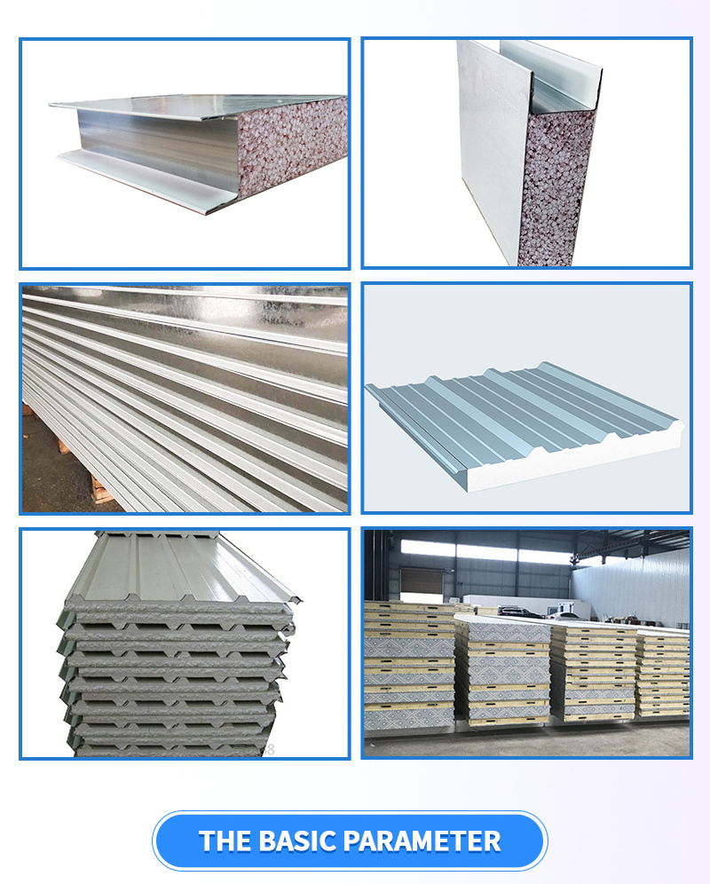 PU Sandwich Panel Insulated Metal Roofing Panels