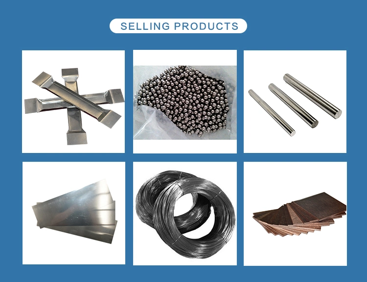 Manufacturer Supplies 99.95% Pure Tungsten Bars, Sintered Tungsten Bars for Steel Making