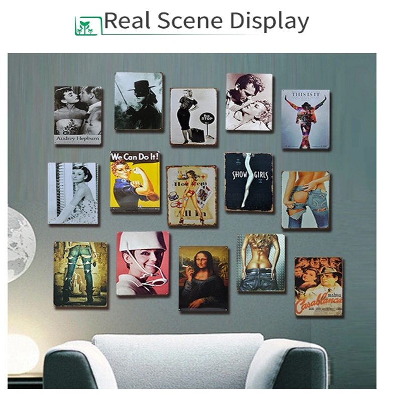 Iron Wall Decoration Hanging Tin Sign Metal Poster