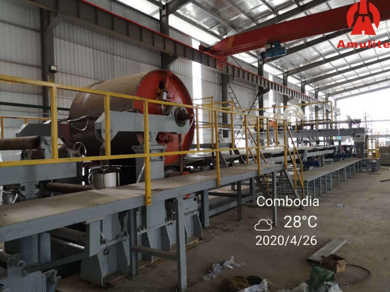 Low Labor Cost Amulite Fiber Cement Board Production Line