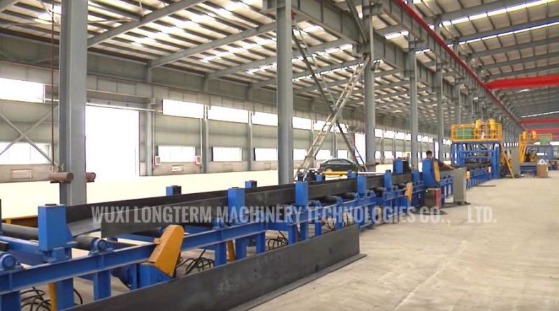 H Beam Production Line Assembling Welding and Straightening Machine