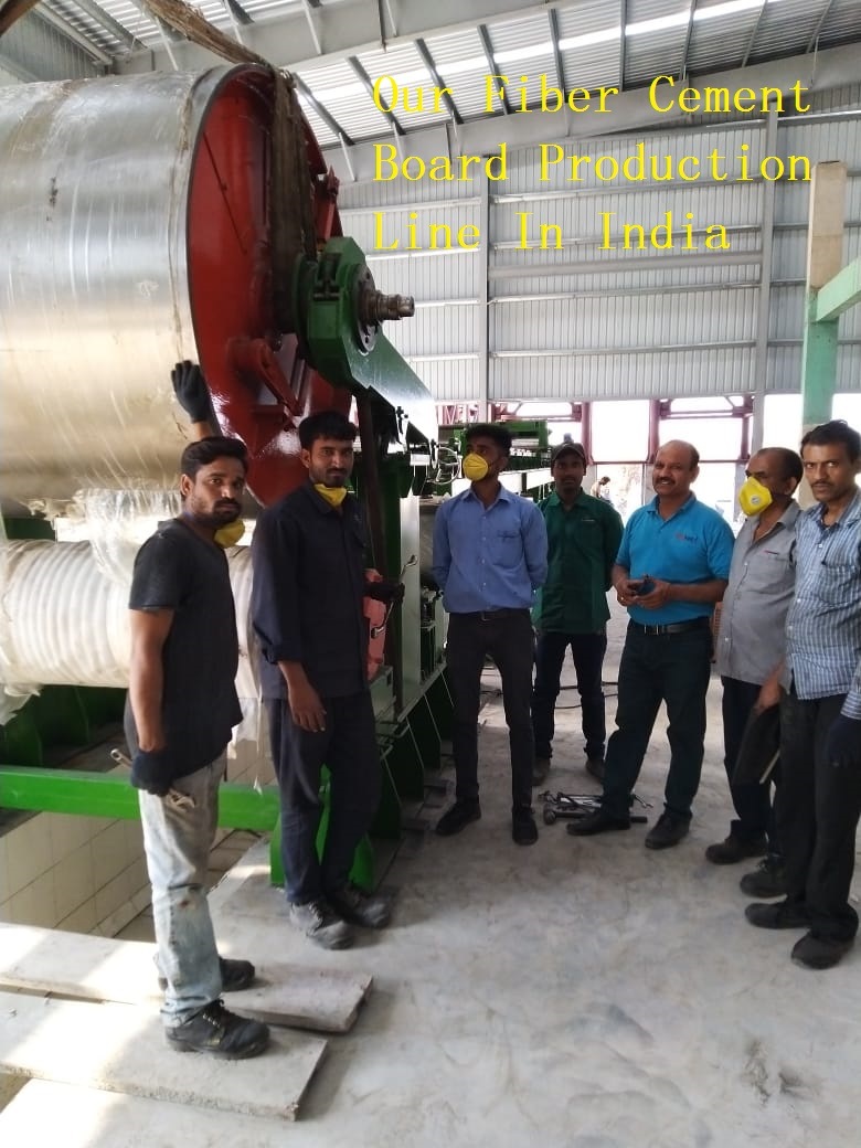 Low Labor Cost Amulite Fiber Cement Board Production Line