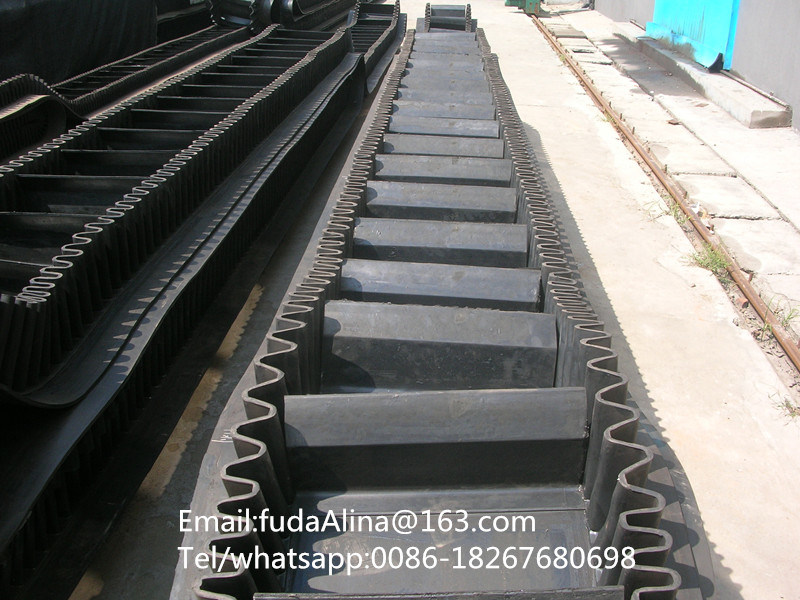 Buy Wholesale From China Corrugated Cleated Sidewall Conveyor Belt with Cleat and Sidewall Conveyor Belt Supplier