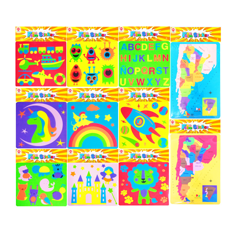 Color Felt Stickers for Children DIY Creative