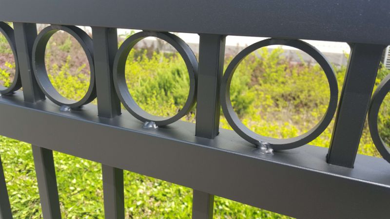 Powder Coated Galvanized Steel/Aluminum Fence for Garden/House/Villa