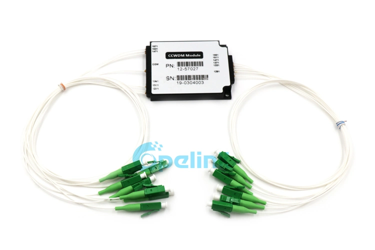 16CH Ccwdm Module, 0.9mm LC/APC Optical Compact CWDM with Upg Port