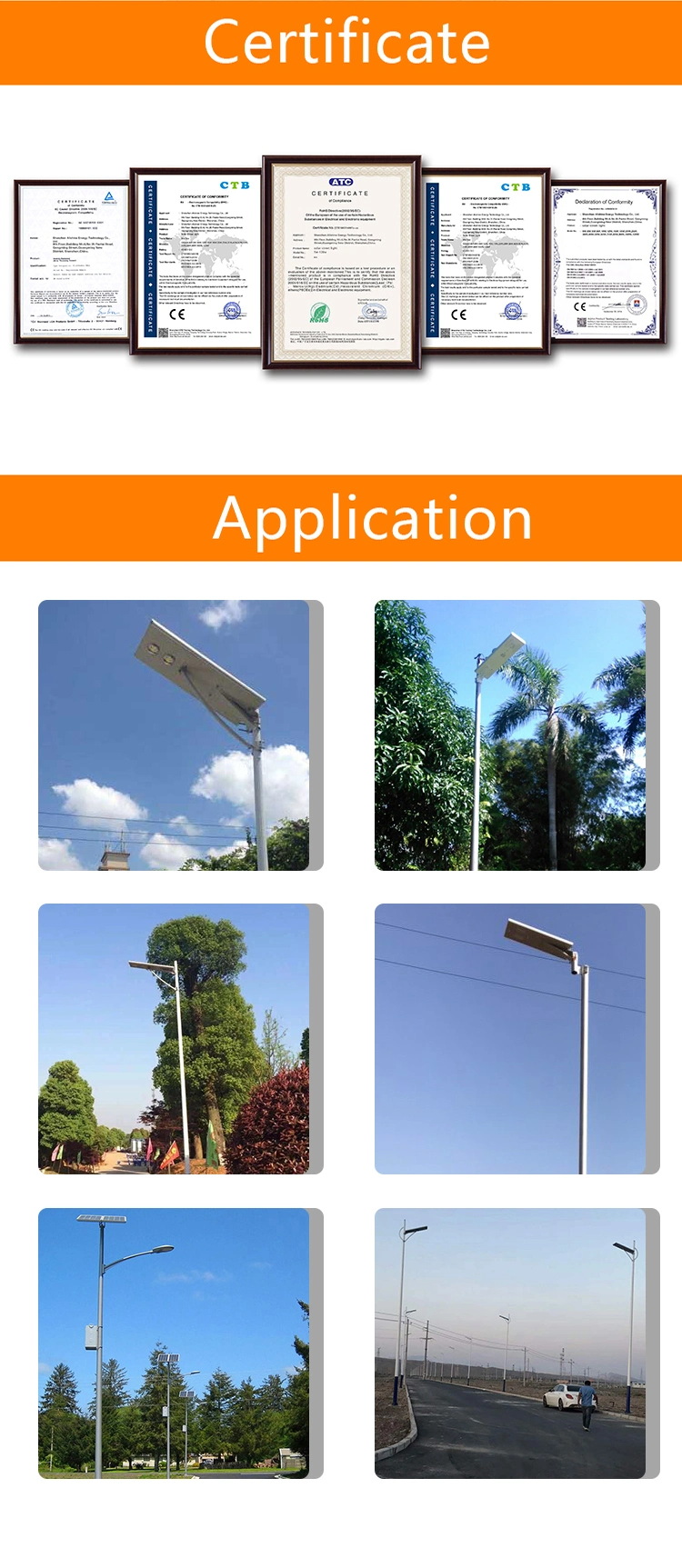 China Supplier Product Outdoor 20watts All-in-One Solar LED Street Light with PIR Motion Sensor