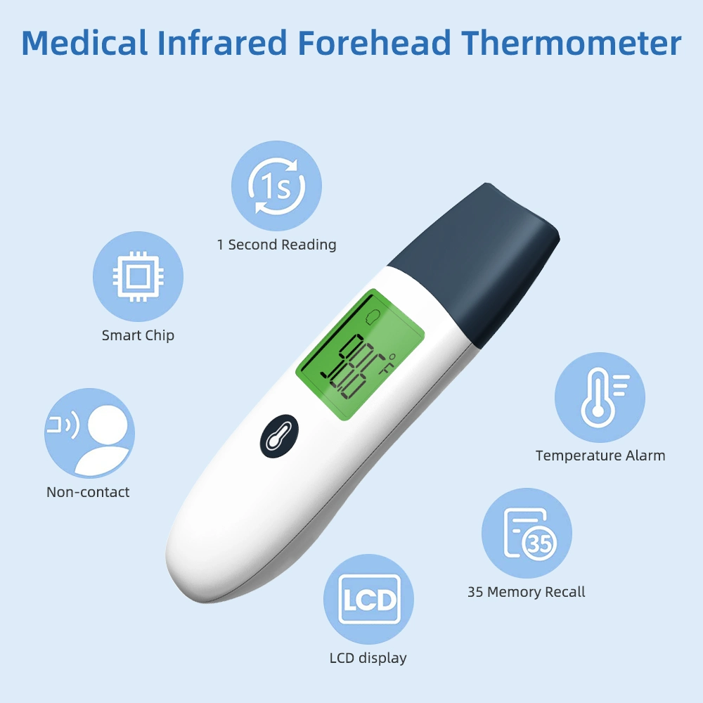 China Factory Baby Adult IR Digital Contactless Non Contact Infrared Forehead Body Thermometer