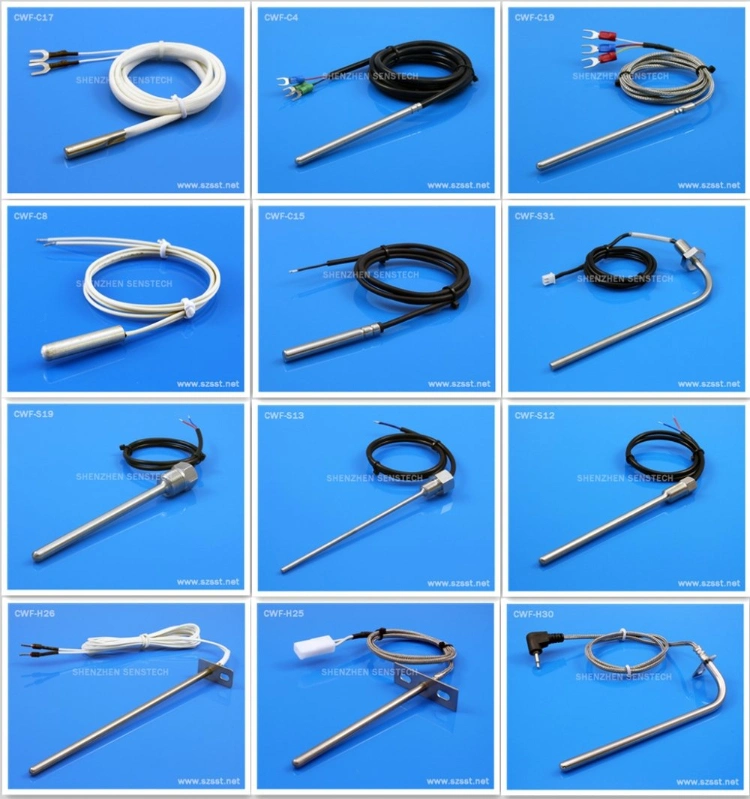 Customized Connector Flange Probe Rtd Class B Thermistor Sensor