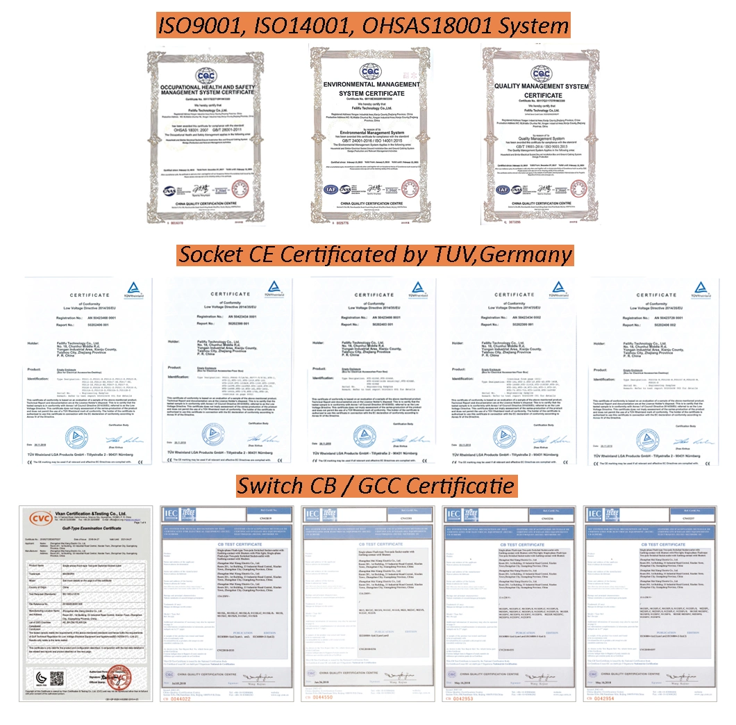 Ce Certified Cable Wells-Modular/Trunking System Socket /Electrical Outlet