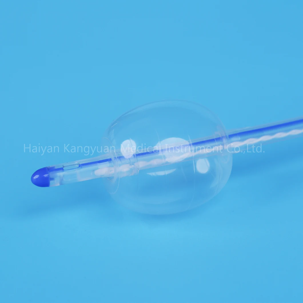 Temperature Sensing Silicone Foley Catheter with Temperature Sensor Probe Round Tipped for Temperature Measurement China Factory