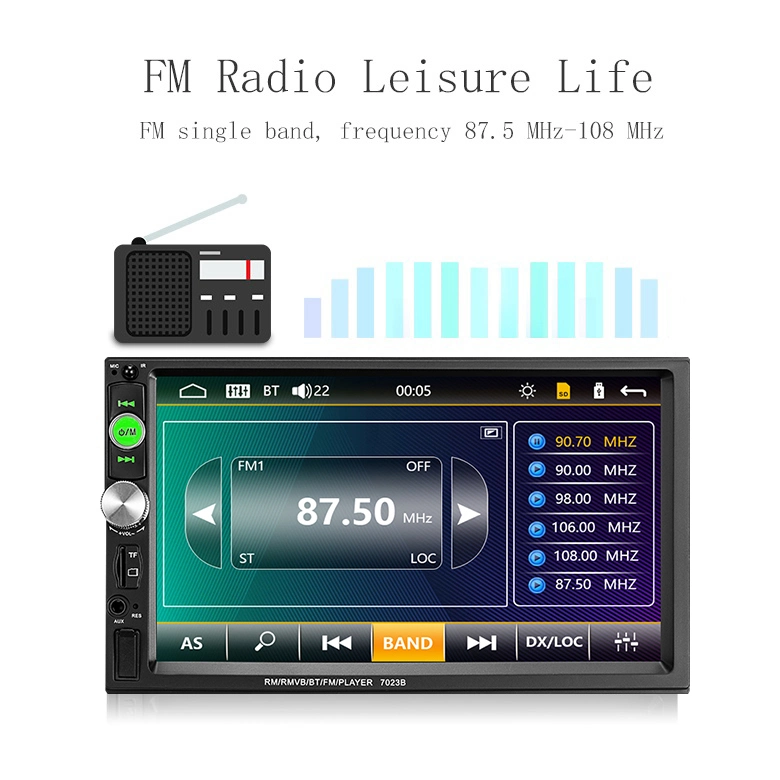 Best Sell Touch Screen Universal Car Radio Player with GPS Radio