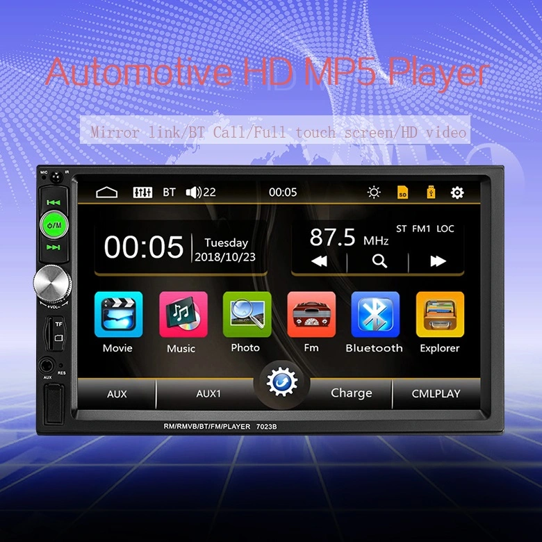 Best Sell Touch Screen Universal Car Radio Player with GPS Radio