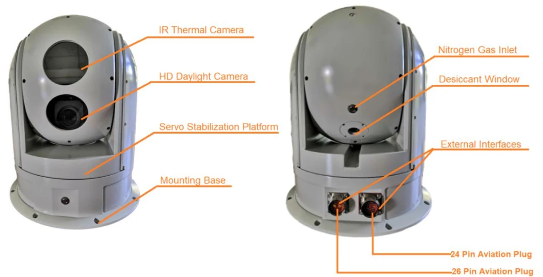 Jh602-28015 Ship-Borne Electro-Optical Infrared Camera Surveillance System (EOSS)