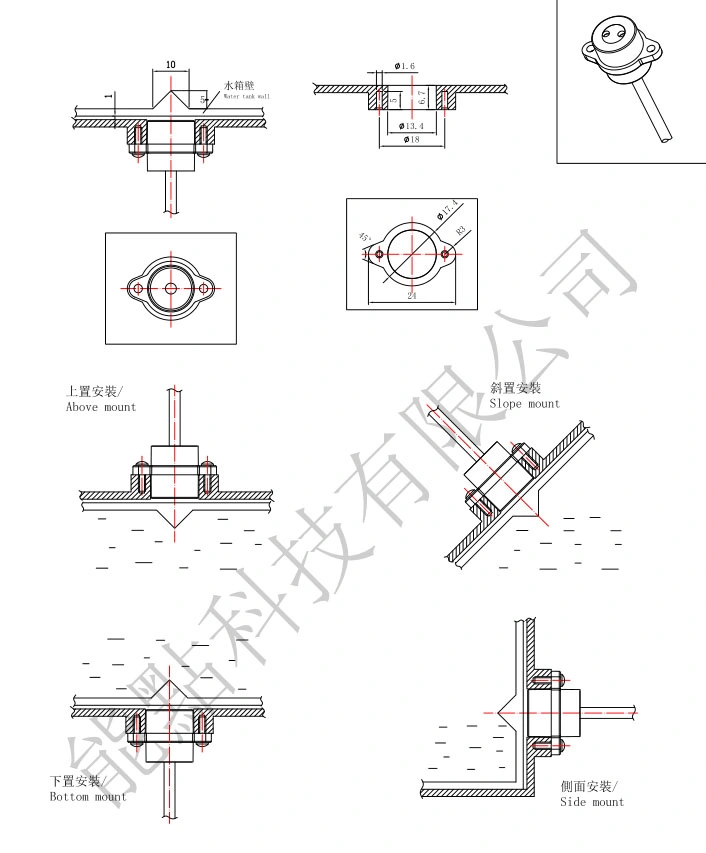 Conductivity Level Probe Non Contact Water Level Controller