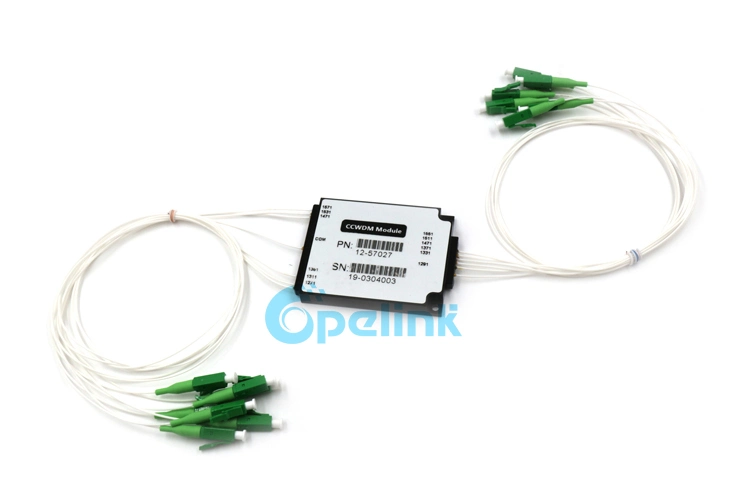 16CH Ccwdm Module, 0.9mm LC/APC Optical Compact CWDM with Upg Port